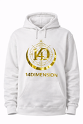 Sudadera con capucha blanca divina