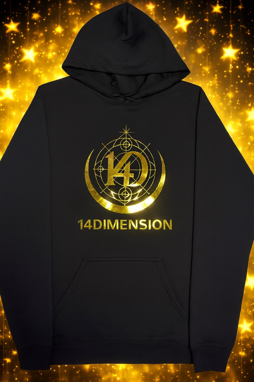 Hoodie Abismo Negro- Aura Collection