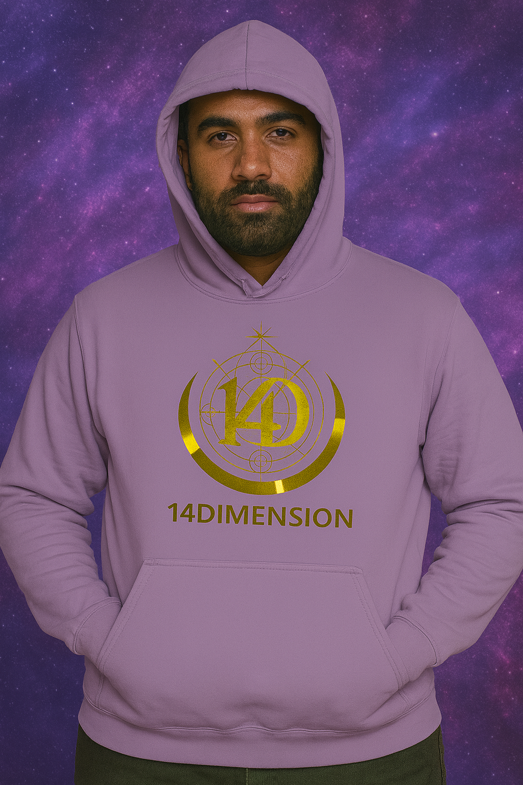 Hoodie Orquidea Cosmica- Aura Collection