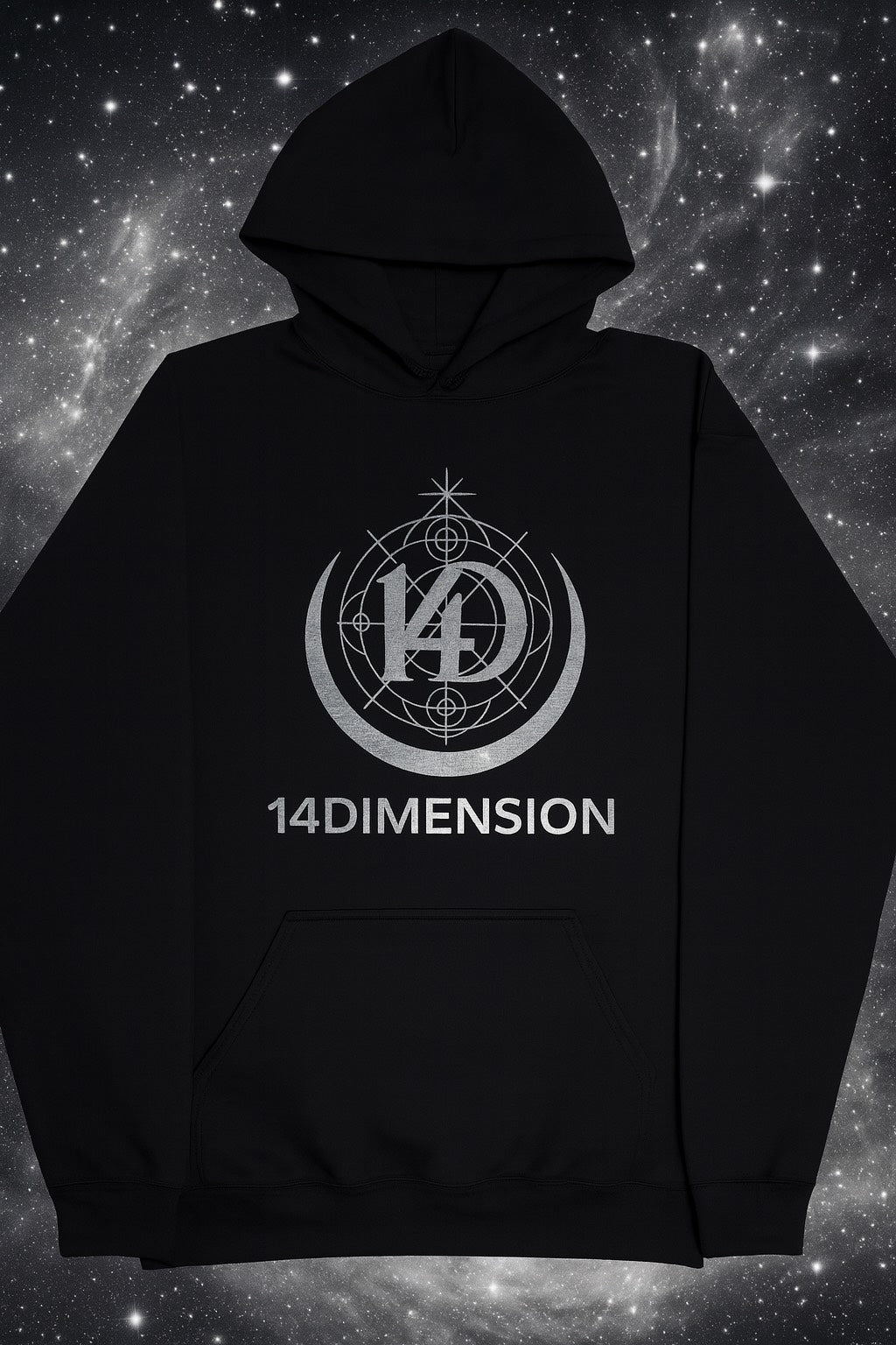 Hoodie Abismo Negro- Aura Collection