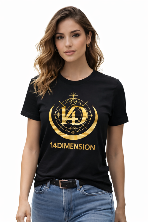 14DIMENSION Aura Tee — Gold & Silver