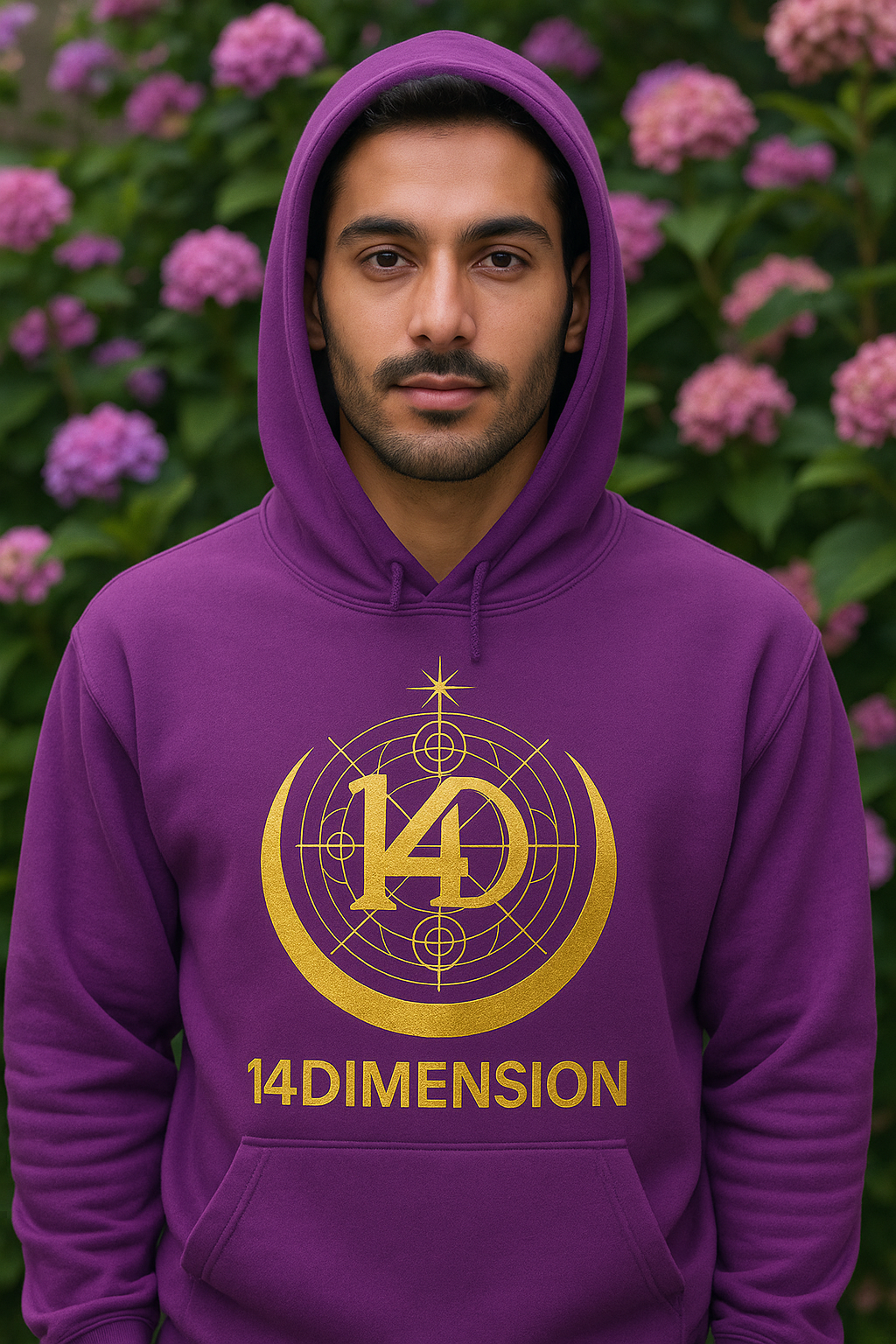 Hoodie 14 DIMENSION -"Aura Dorada"