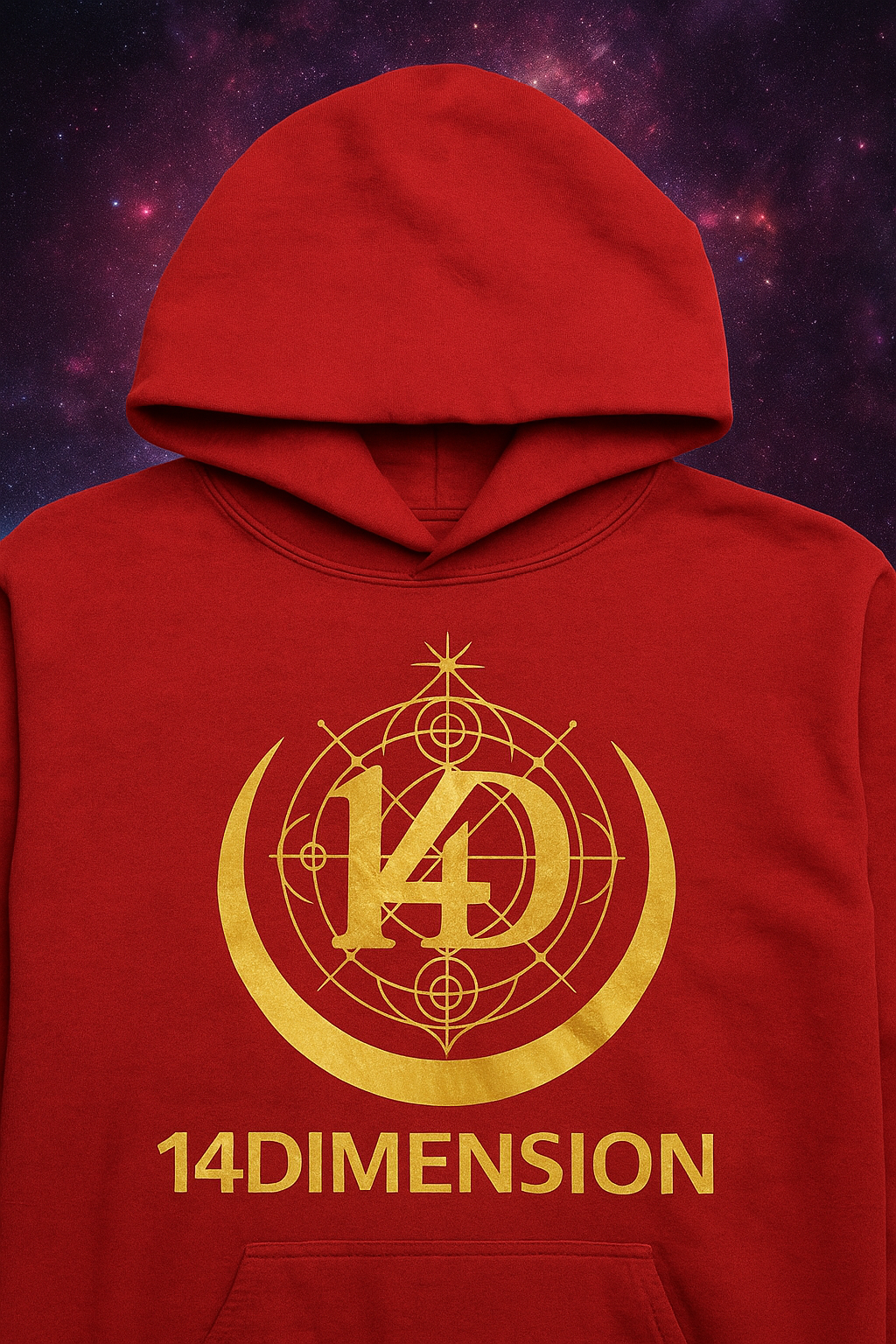 Hoodie 14 DIMENSION -"Aura Dorada"