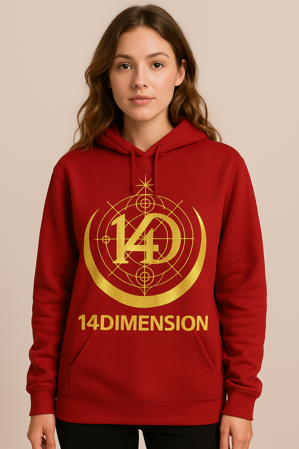 Hoodie 14 DIMENSION -"Aura Dorada"