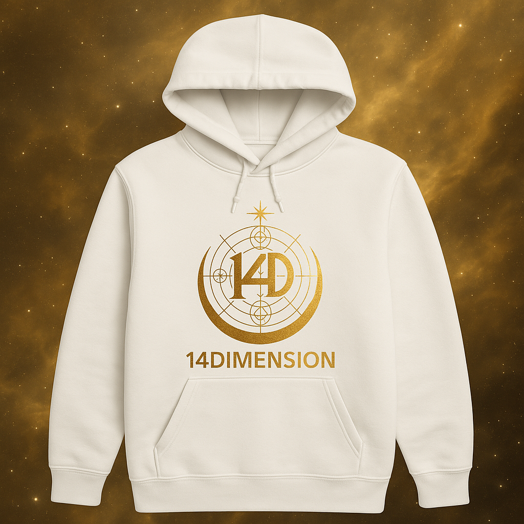 Hoodie 14 DIMENSION -"Aura Dorada"