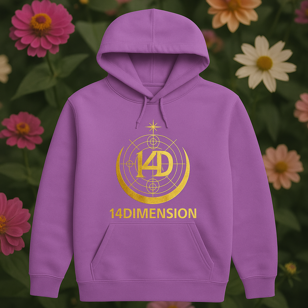 Hoodie 14 DIMENSION -"Aura Dorada"