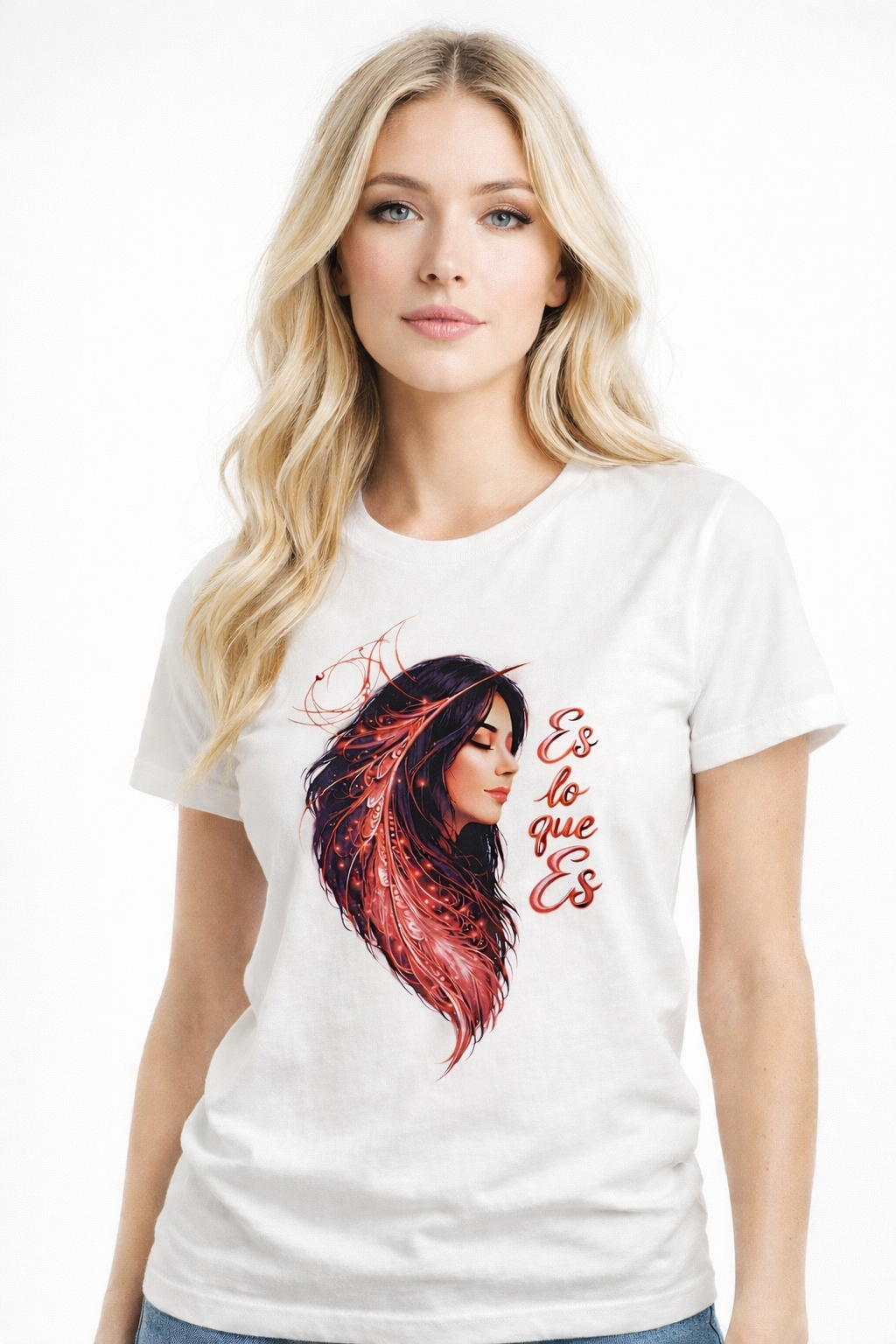 Es lo que Es Tee – Rose Feather