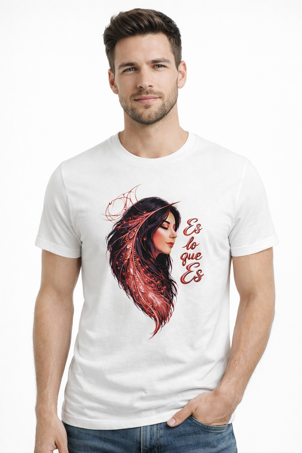 Es lo que Es Tee – Rose Feather
