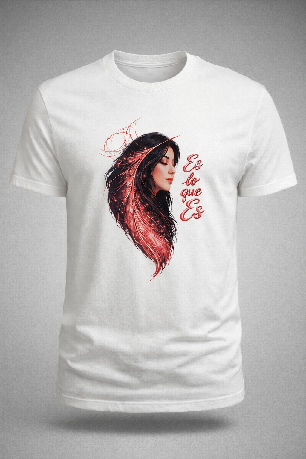 Es lo que Es Tee – Rose Feather
