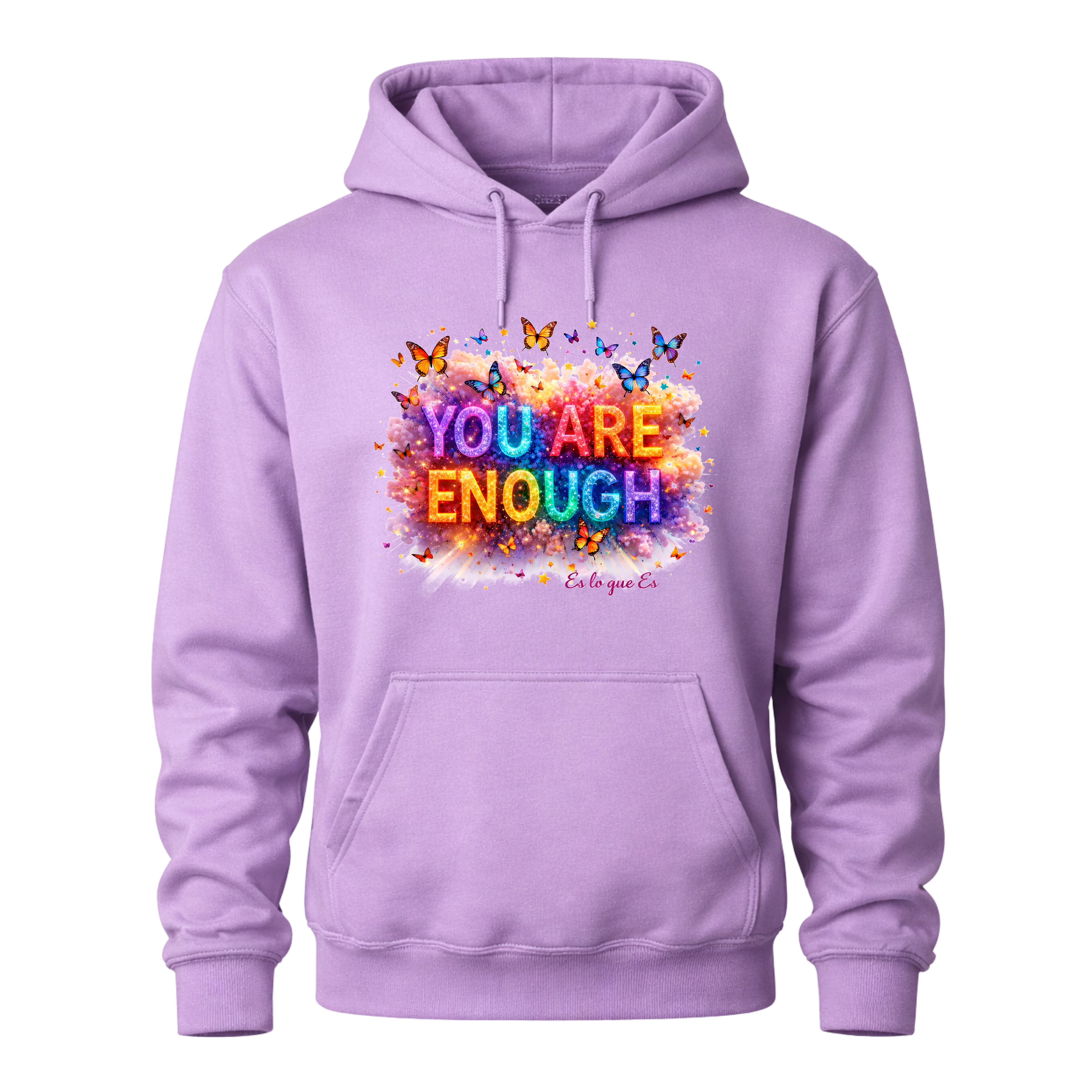 Sudadera con capucha "Eres suficiente"