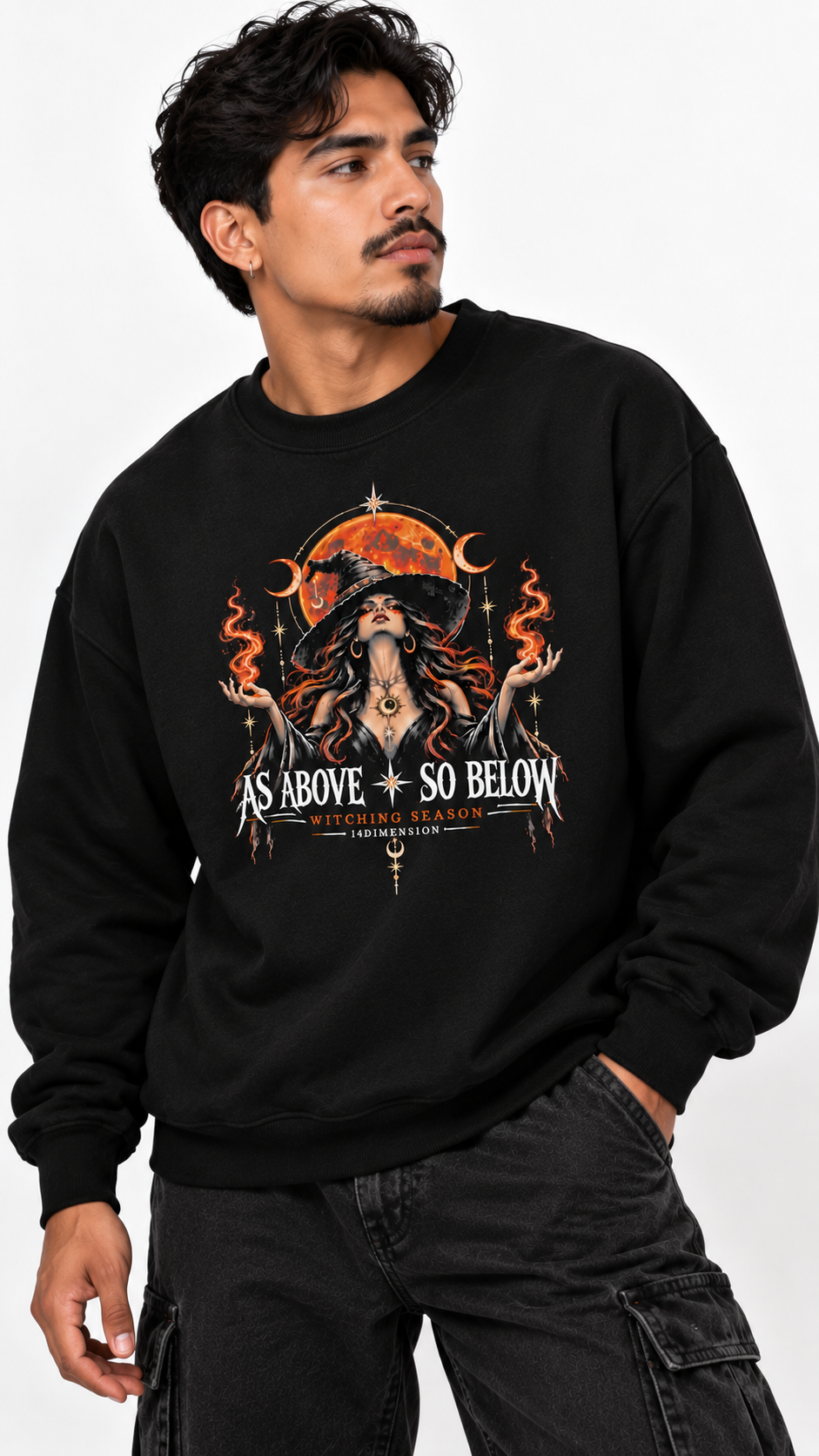 As Above So Below Witching Season Crewneck | Unisex