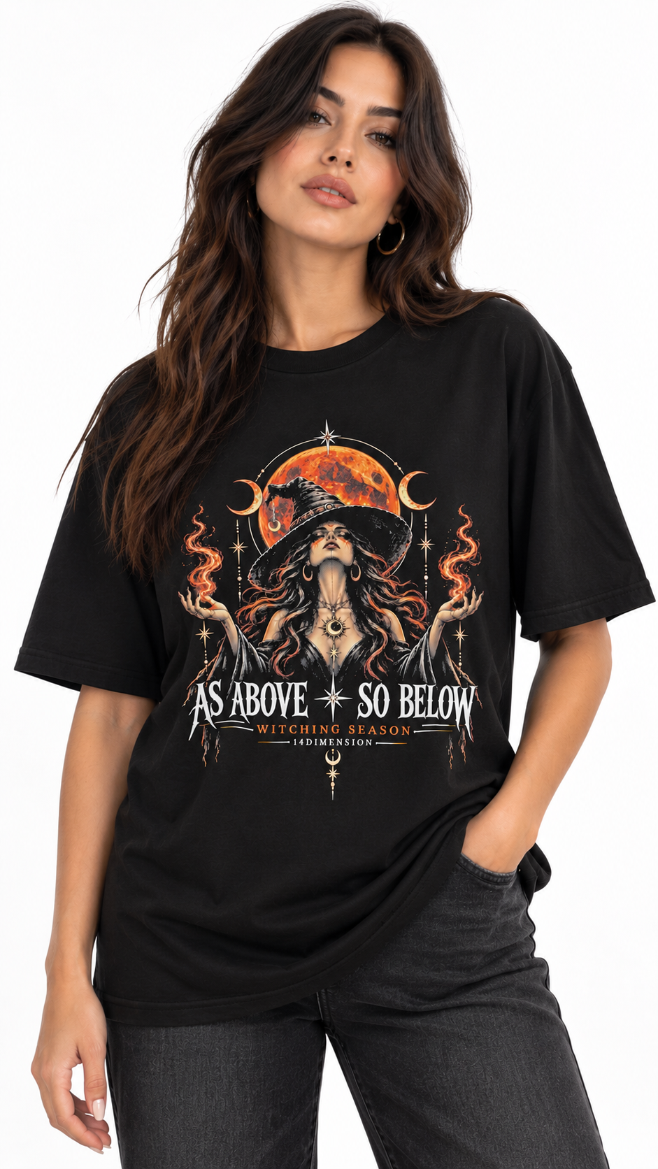As Above So Below Witching Season Tee | Unisex