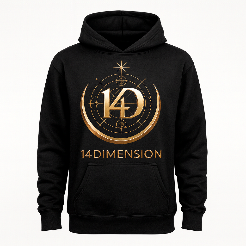 Sudadera Abismo Negro- Colección Aura