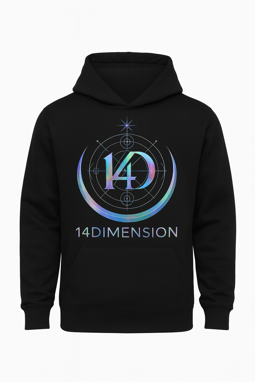 Hoodie Abismo Negro- Aura Collection