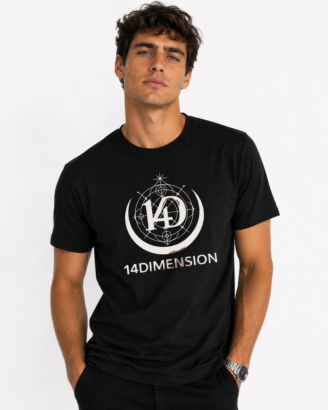 14DIMENSION Aura Tee — Gold & Silver