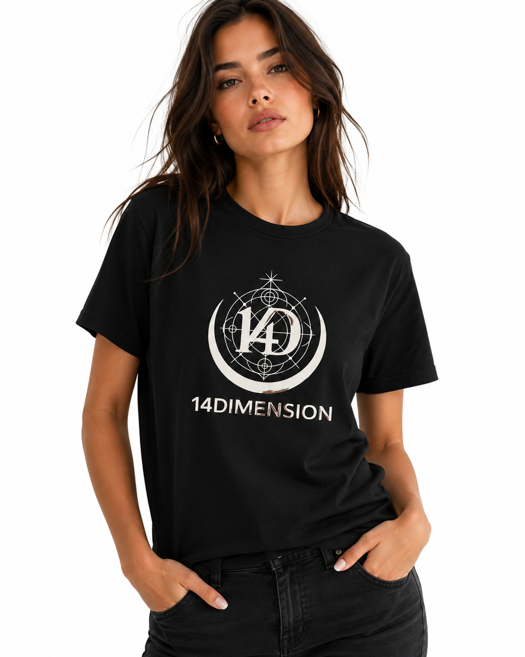 14DIMENSION Aura Tee — Gold & Silver