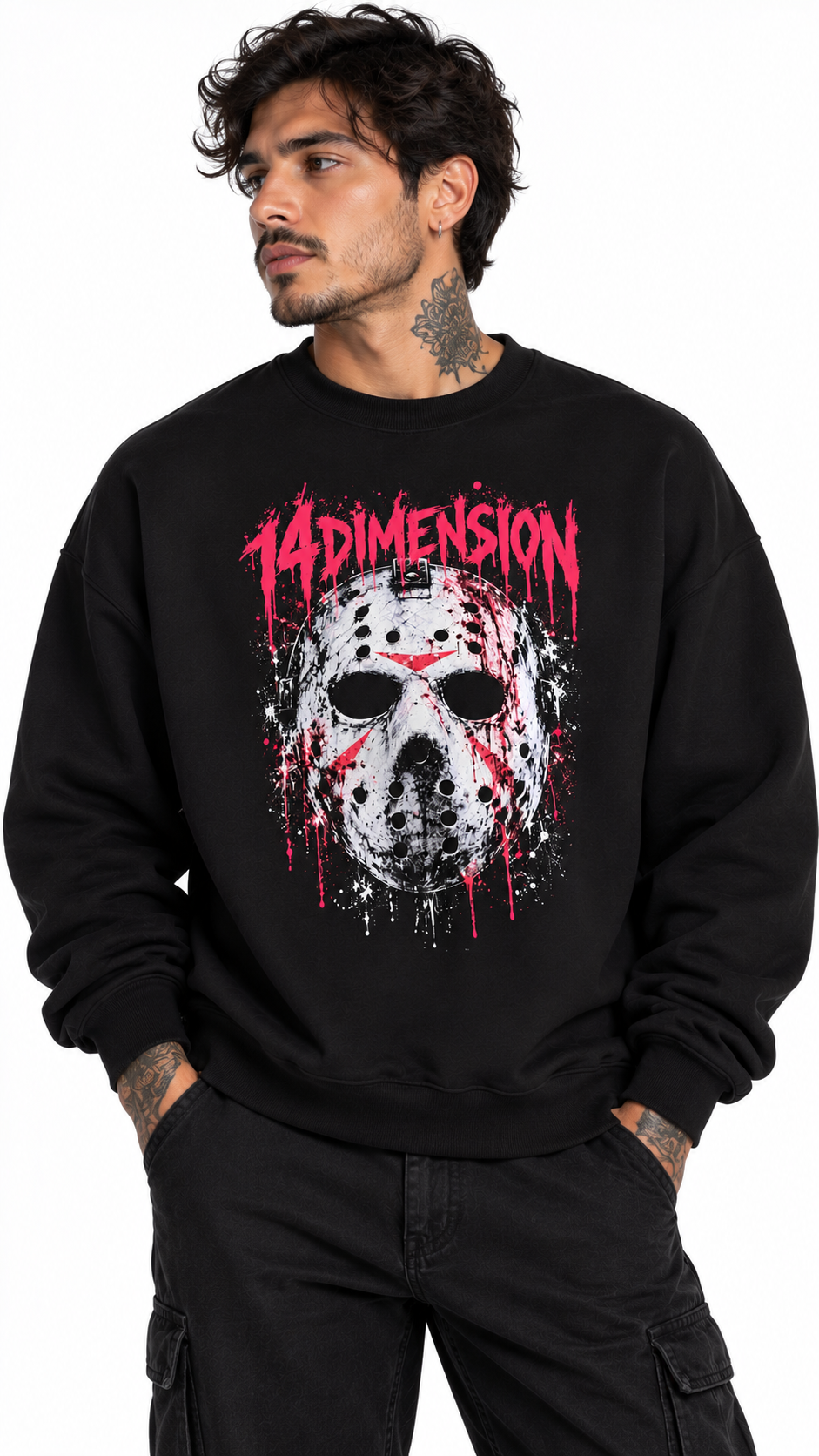 Friday the 14th Graphic Crewneck Sweatshirt