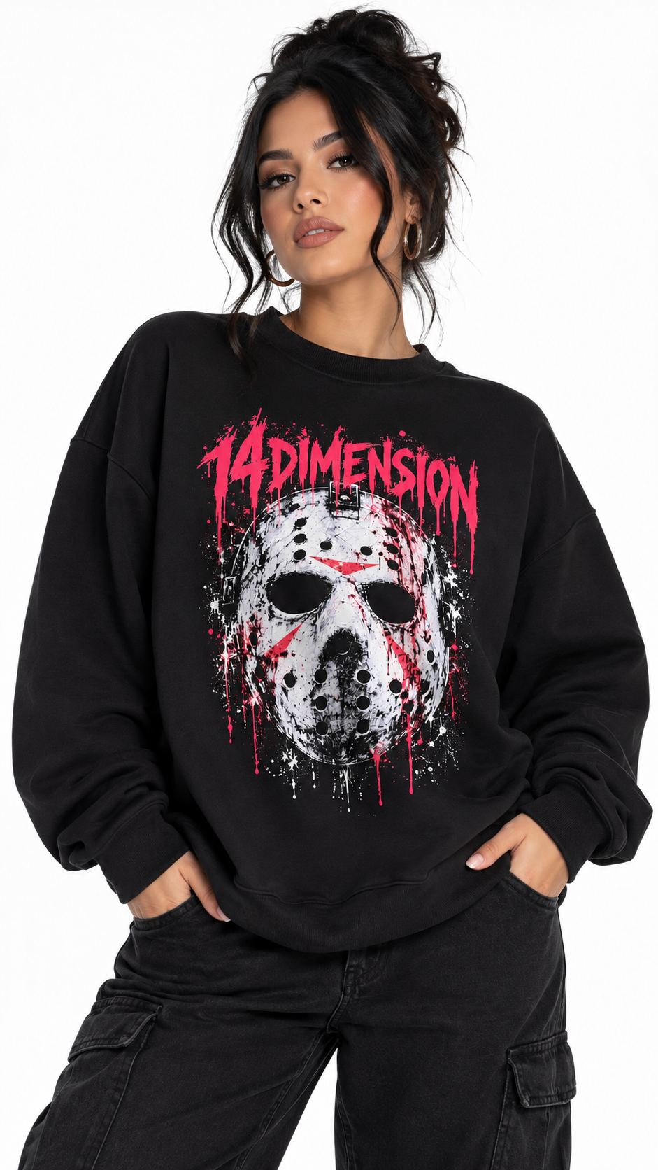 Friday the 14th Graphic Crewneck Sweatshirt