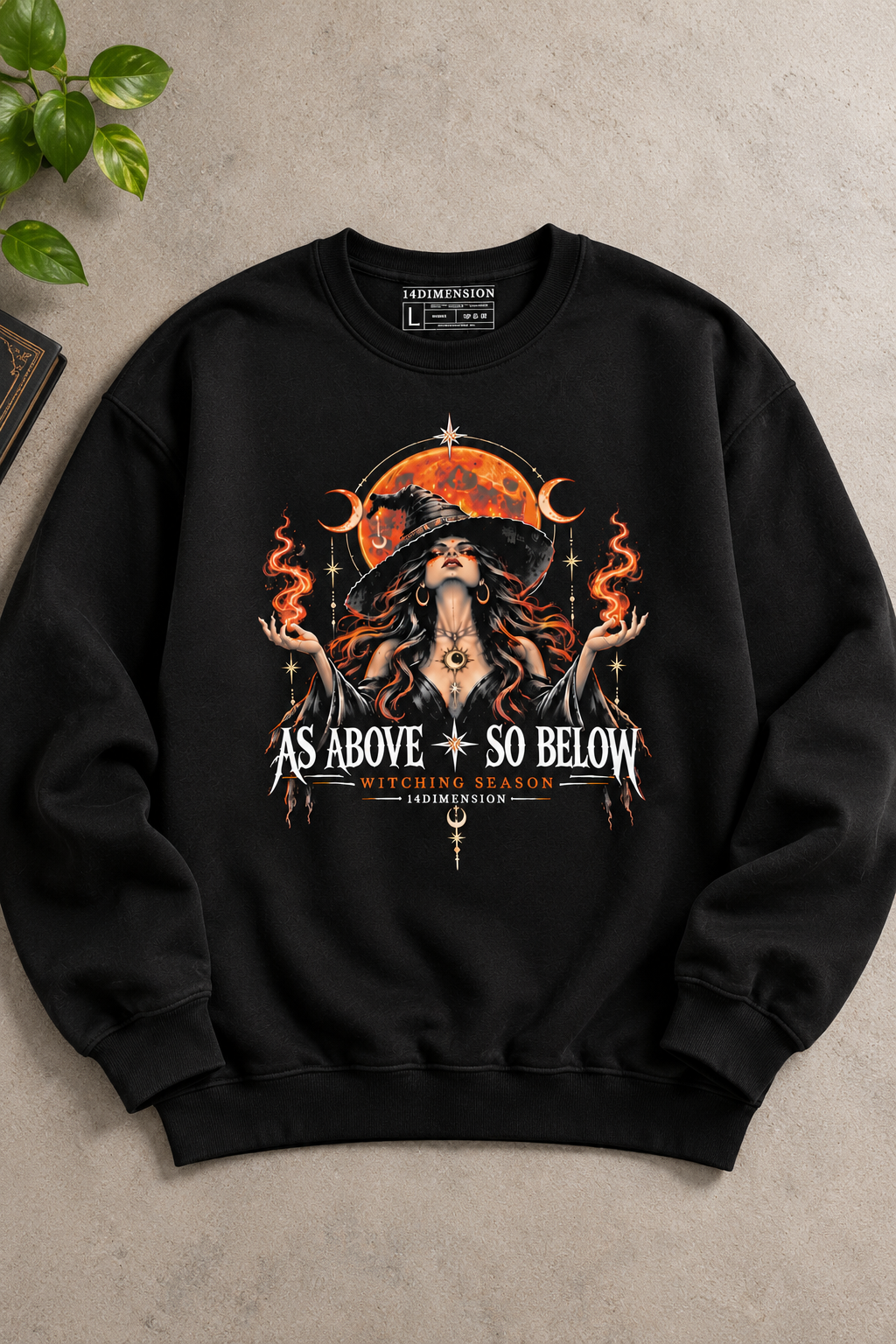 As Above So Below Witching Season Crewneck | Unisex